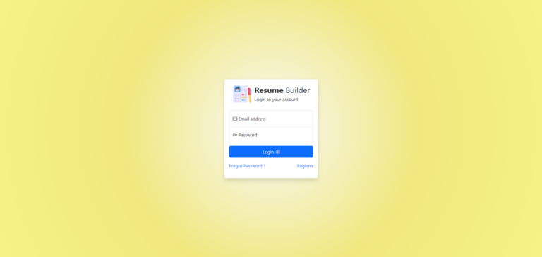 Resume Builder Web Application Project – Codegully Store – high quality ...